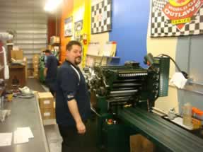 2C Jet envelope printing press